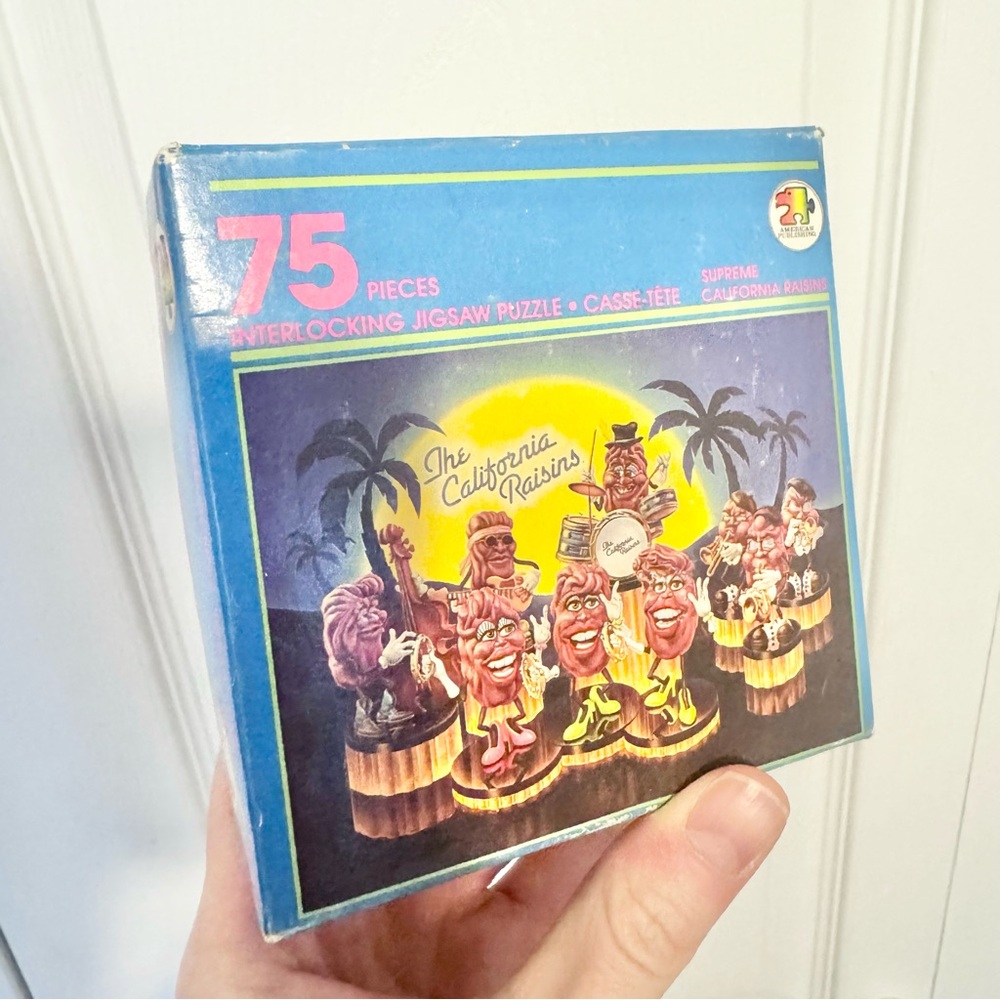 Vintage California Raisins 75 piece puzzle AS IS